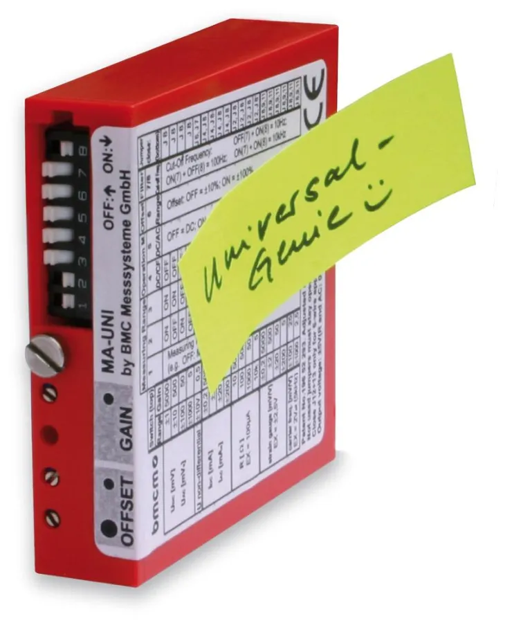 Universalmessverstärker MA-UNI: Leistung und Genauigkeit der Messanlage optimieren
