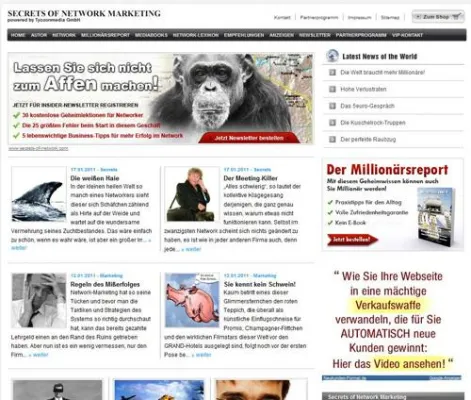 Bild: Die Geheimnisse rund um das Network-Marketing