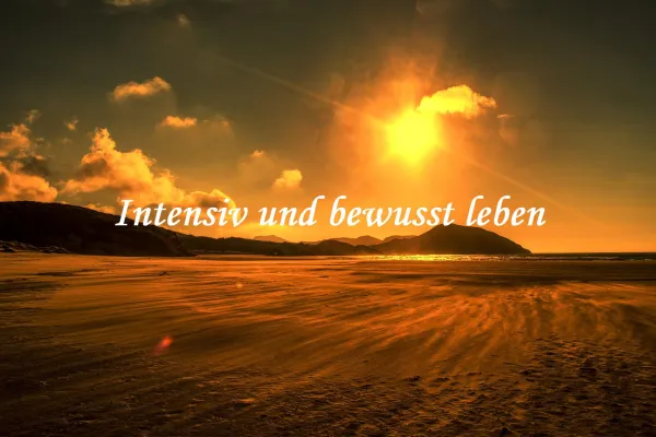 Bild: Bewusst leben