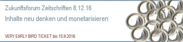 Bild: Zukunftsforum Zeitschriften am 8. Dezember 2016 im Literaturhaus München