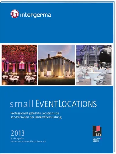 Bild: Kleine Locations schnell finden – mit dem Spezialguide „smallEVENTLOCATIONS“ 2013 für Events bis 220 Personen