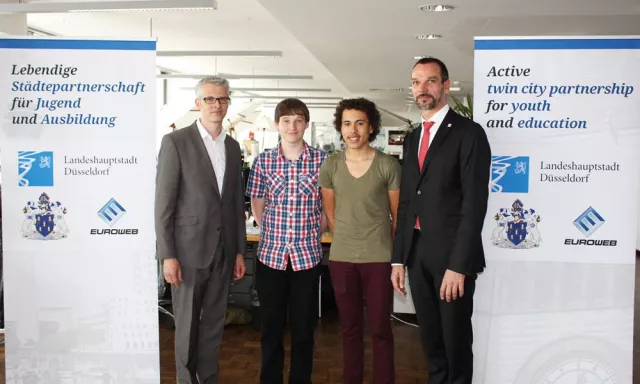 Bild: Düsseldorf-Reading: Euroweb setzt Zeichen für gelebte Städtepartnerschaft