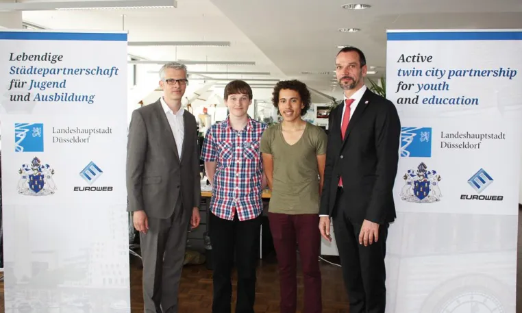Düsseldorf-Reading: Euroweb setzt Zeichen für gelebte Städtepartnerschaft Bild: Düsseldorf-Reading: Euroweb setzt Zeichen für gelebte Städtepartnerschaft