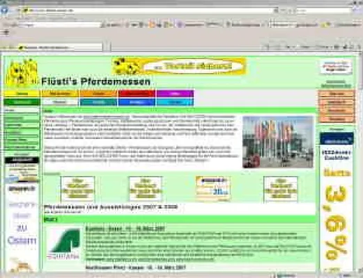 Bild: Besondere Aussteller von der EQUITANA 2007 präsentieren sich