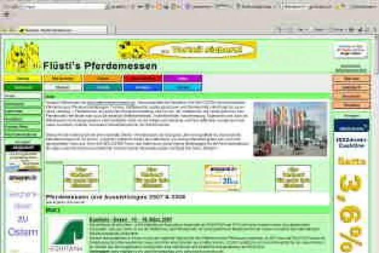 Bild: Besondere Aussteller von der EQUITANA 2007 präsentieren sich