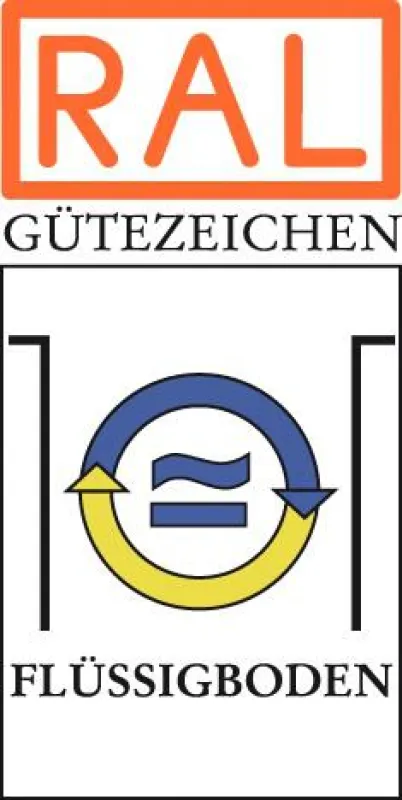 RAL Gütezeichen Flüssigboden; Bildnachweis: RAL