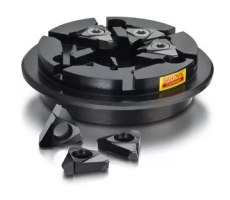 Bild: Sandvik Coromant präsentiert neue Schneidplatten und Halter zum Gewindewirbeln auf Langdrehautomaten