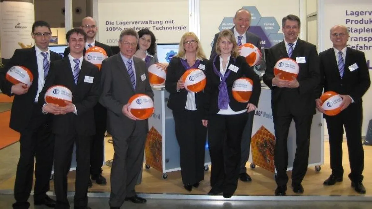 Das CIM Messeteam auf der LogiMAT 2011