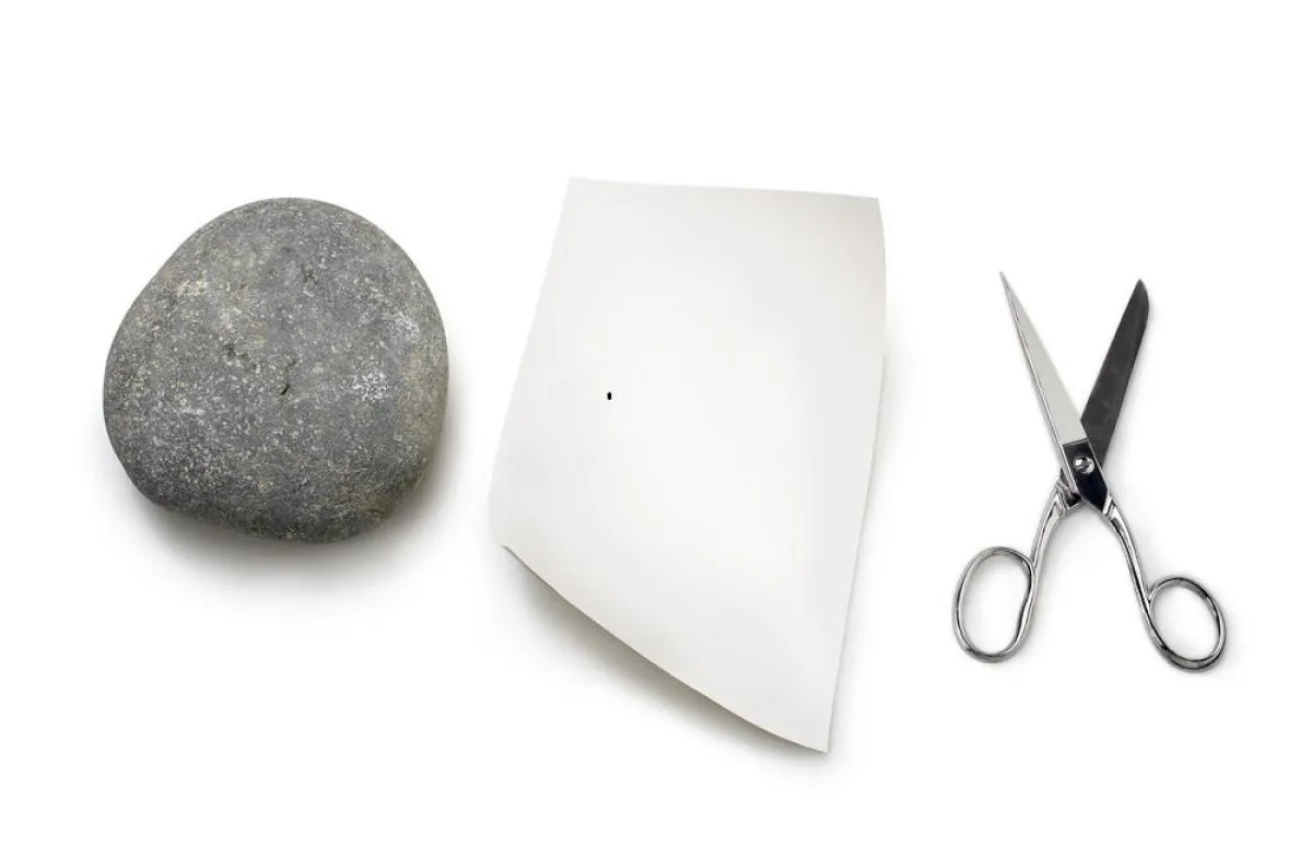 Rock, Paper, Scissors (c) Royalty-Free/Corbis