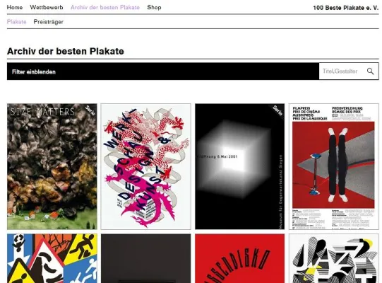 Bild: Archiv der 100 besten Plakate 01 bis 14 freigeschaltet