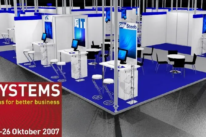 Bild: Steeb auf der Systems 2007 - Paketlösungen für den Mittelstand