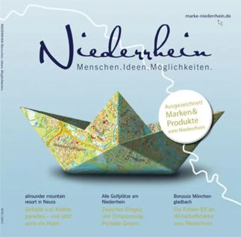 Marke Niederrhein: Titel der 1. Printausgabe