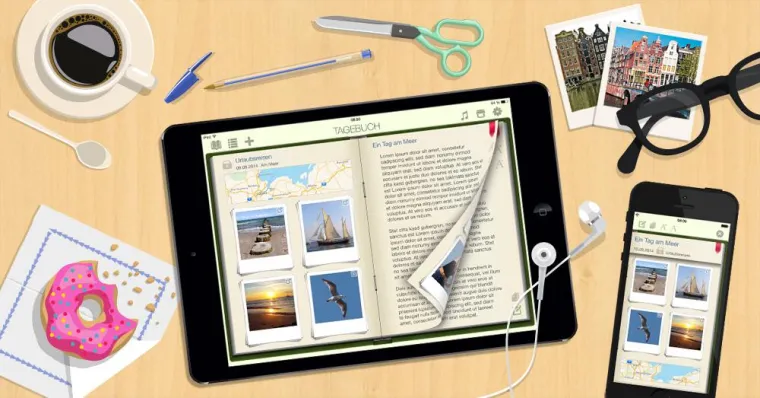 Bild: Tagebuch App für iPhone und iPad