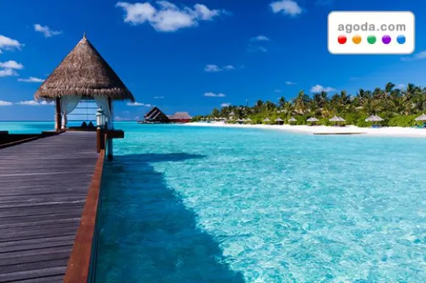 Bild: agoda.com präsentiert Hotelangebote im Tropenparadies der Malediven