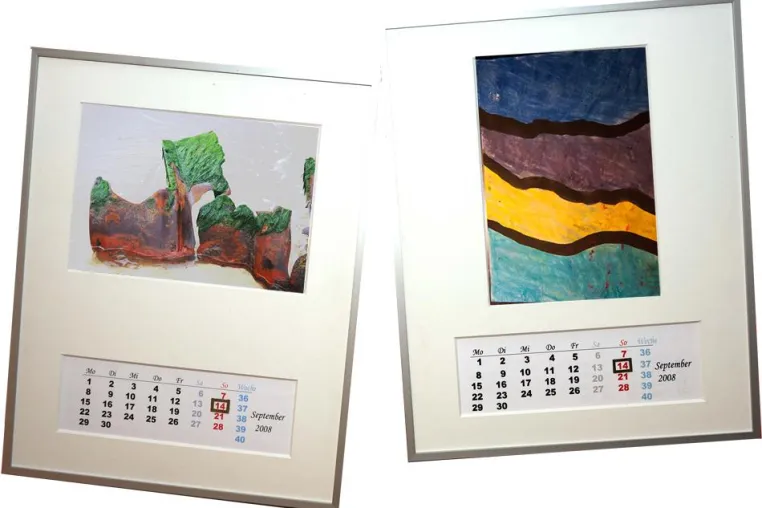 Bild: Der edle art&day Kalender für eigen Bilder und Fotos auf dem Fotoforum Festival in Münster