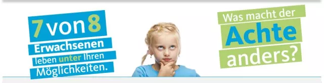 Warum sieben von acht Menschen unter ihren Möglichkeiten leben Bild: Warum sieben von acht Menschen unter ihren Möglichkeiten leben