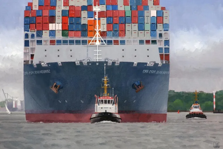 Ausstellung H. F. Wessling / "Von Hamburg in die Ferne" Bild: Ausstellung H. F. Wessling / "Von Hamburg in die Ferne"