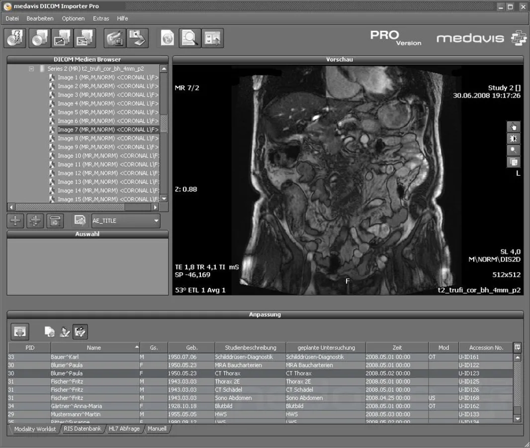 medavis DICOM Importer Pro