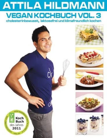 Attila Hildmann erhält Auszeichnung "Kochbuch des Jahres 2011" Bild: Attila Hildmann erhält Auszeichnung "Kochbuch des Jahres 2011"