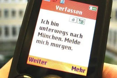 Bibliothek für SMS-Texte Bild: Bibliothek für SMS-Texte