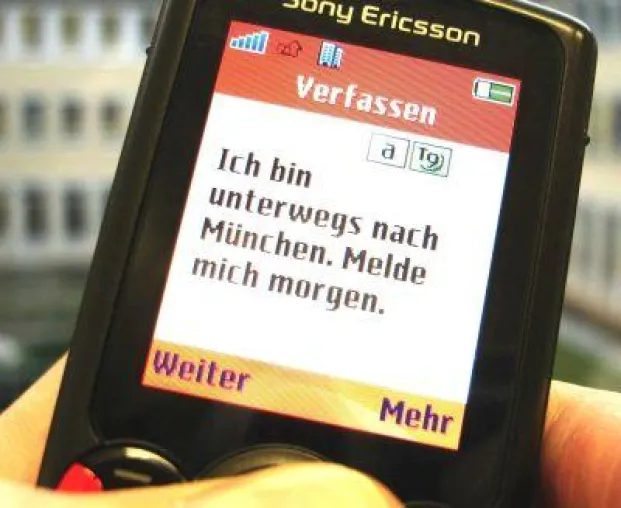 Bibliothek für SMS-Texte Bild: Bibliothek für SMS-Texte