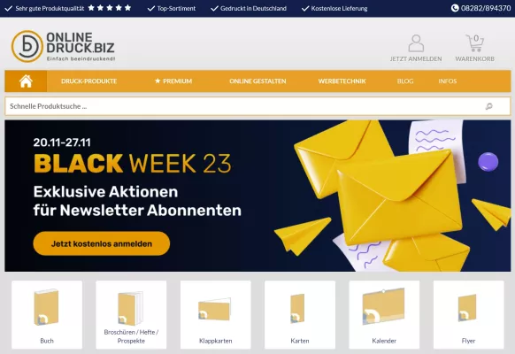 Bild: Klimafreundlich drucken: Online-Druck.biz setzt nicht nur in der Black Week 23 auf nachhaltigen Druck
