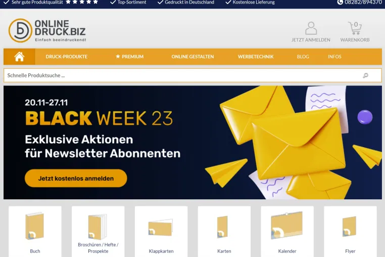Klimafreundlich drucken: Online-Druck.biz setzt nicht nur in der Black Week 23 auf nachhaltigen Druck Bild: Klimafreundlich drucken: Online-Druck.biz setzt nicht nur in der Black Week 23 auf nachhaltigen Druck