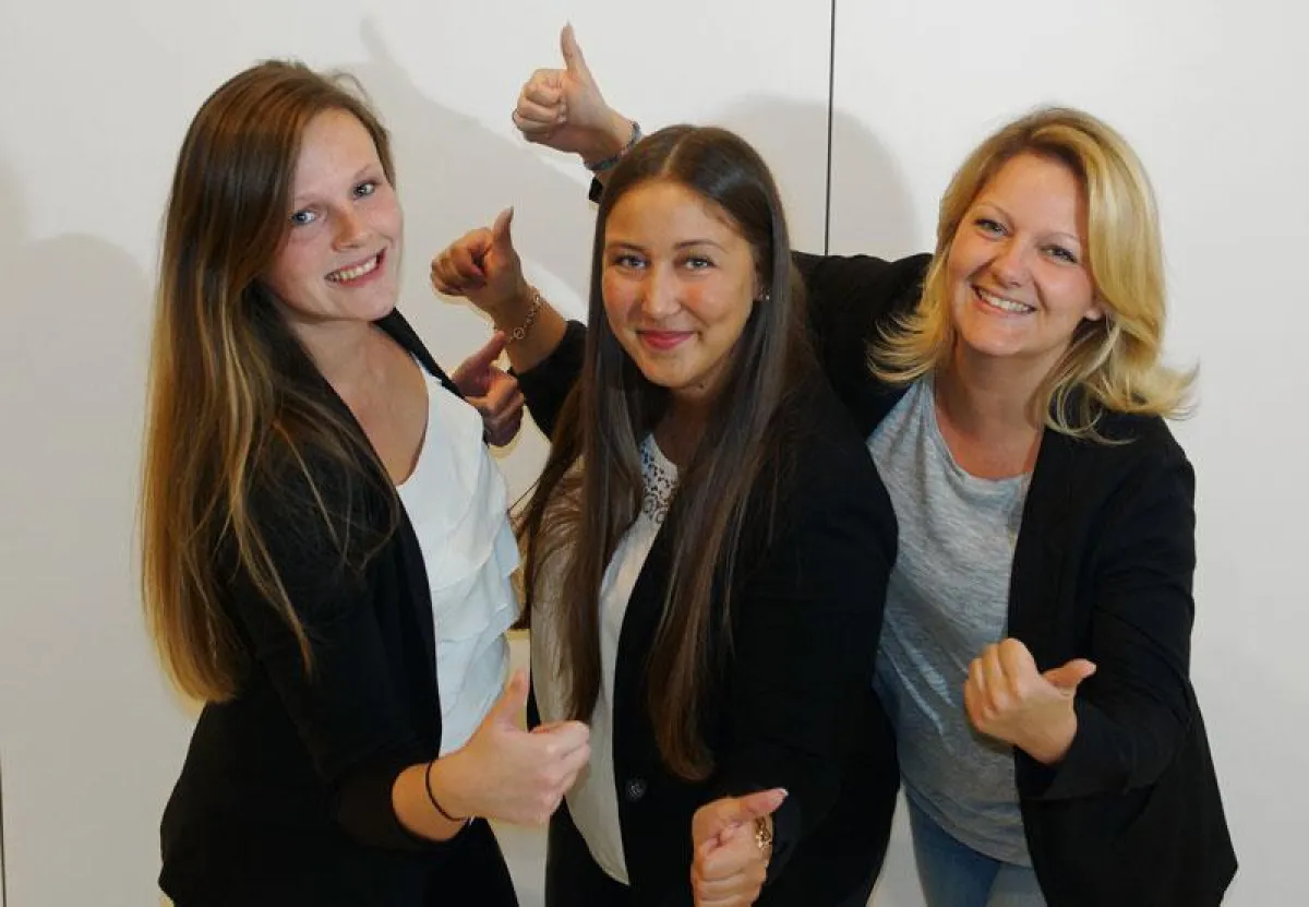 LK Teamerweiterung mit Saskia Koch, Karolin Hess und Pia Schrader (von links, Foto: LK, frei zur Ver