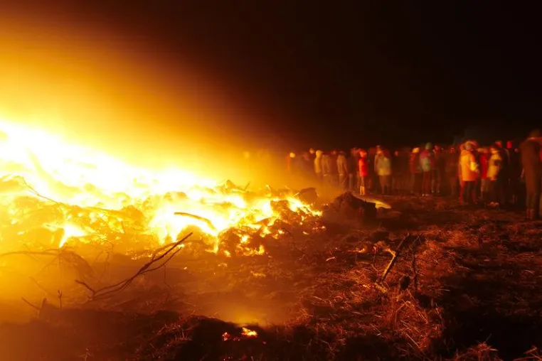 Bild: Karneval auf Friesisch - Zum Biikebrennen nach Föhr