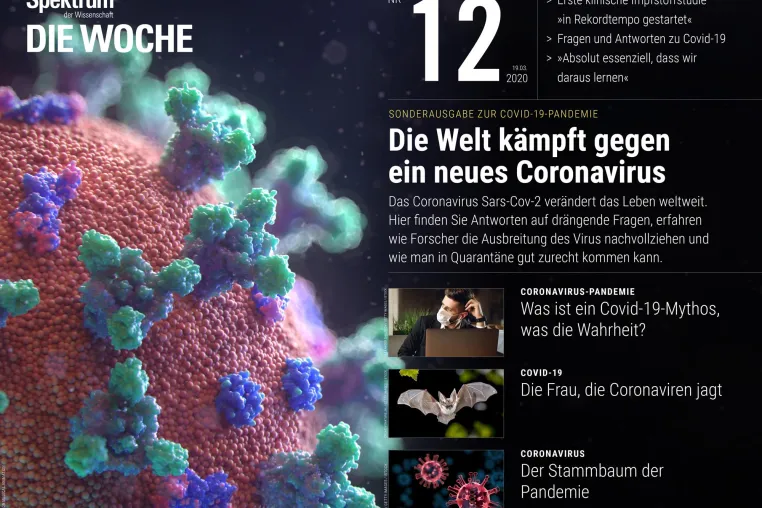 Bild: Ab sofort PDF gratis zum Download: Spektrum »Die Woche Spezial: Covid-19«