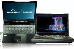 Bild: BULLMAN stellt schnellstes Notebook mit 8 Kern Intel Xeon vor.