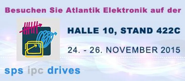 Atlantik Elektronik @ SPS IPC DRIVES 2015 in Nürnberg Bild: Atlantik Elektronik @ SPS IPC DRIVES 2015 in Nürnberg