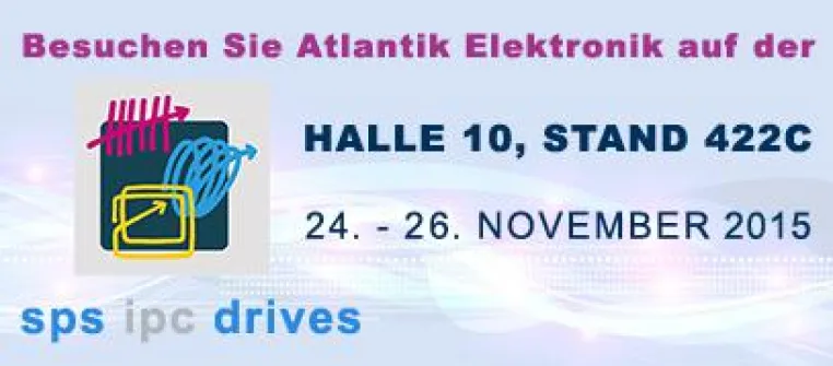 Bild: Atlantik Elektronik @ SPS IPC DRIVES 2015 in Nürnberg
