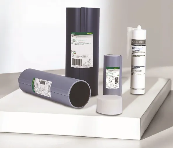 Bild: Kombiabschottungen leicht gemacht mit der neuen Walraven Pacifyre® Cable Tube Brandschutzröhre