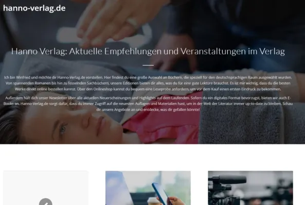 Bild: Hanno Verlag: Regionale Literatur mit Haltung und Herz