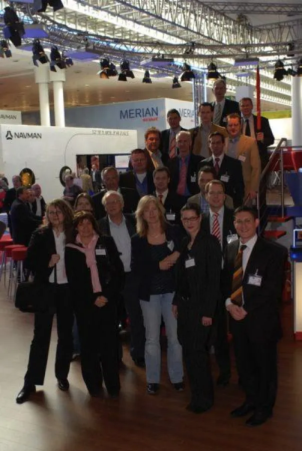 Hamburger Unternehmer beim Cebit-Rundgang 2007