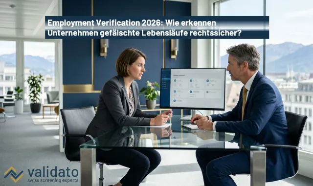 Bild: Employment Verification 2026: Wie erkennen Unternehmen gefälschte Lebensläufe rechtssicher?