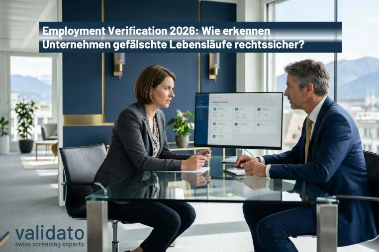 Bild: Employment Verification 2026: Wie erkennen Unternehmen gefälschte Lebensläufe rechtssicher?