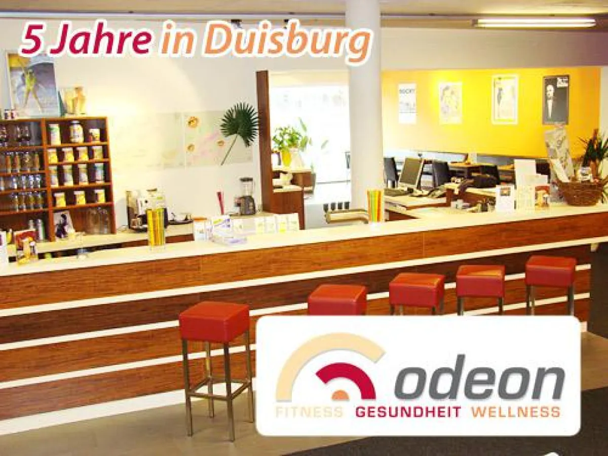 5 Jahre odeon Fitness Gesundheit Wellness in Duisburg