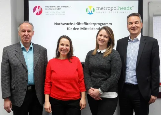 Bild: Nachwuchs für Mittelstand: Management-Hochschule und Personalberatung metropolheads kooperieren