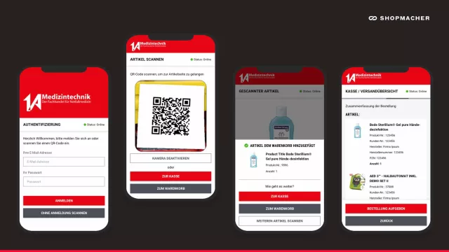 Wie 1A Medizintechnik und SHOPMACHER für Rettungswachen die Beschaffung von Notfall-Equipment digitalisieren Bild: Wie 1A Medizintechnik und SHOPMACHER für Rettungswachen die Beschaffung von Notfall-Equipment digitalisieren