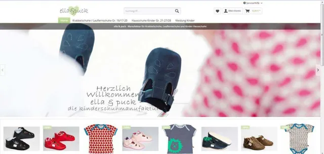 Bild: ella & puck - Online Shop für Krabbelschuhe und Kinder Hausschuhe startet neuen Online Auftritt