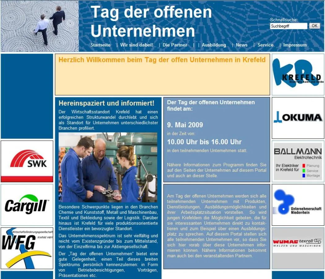 Vorschau auf das Portal