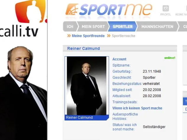 Reiner Calmund erobert das Internet Bild: Reiner Calmund erobert das Internet