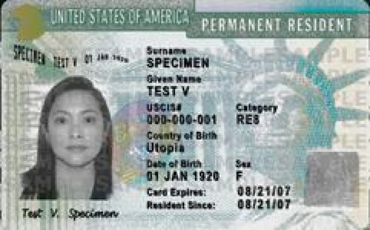 Greencard Beispiel