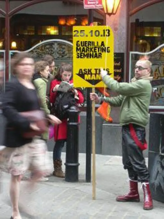 Guerilla Marketing geht den Kunden entgegen