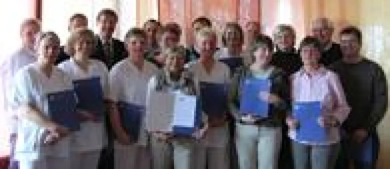 Hygienespezialisten verabschiedet Bild: Hygienespezialisten verabschiedet
