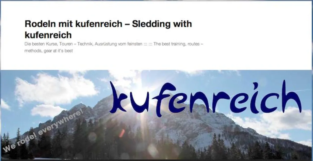 kufenreich - We rodel everywhere!