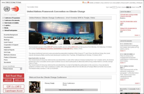 Bild: UN Klimasekretariat setzt weiter auf wilhelm innovative medien GmbH