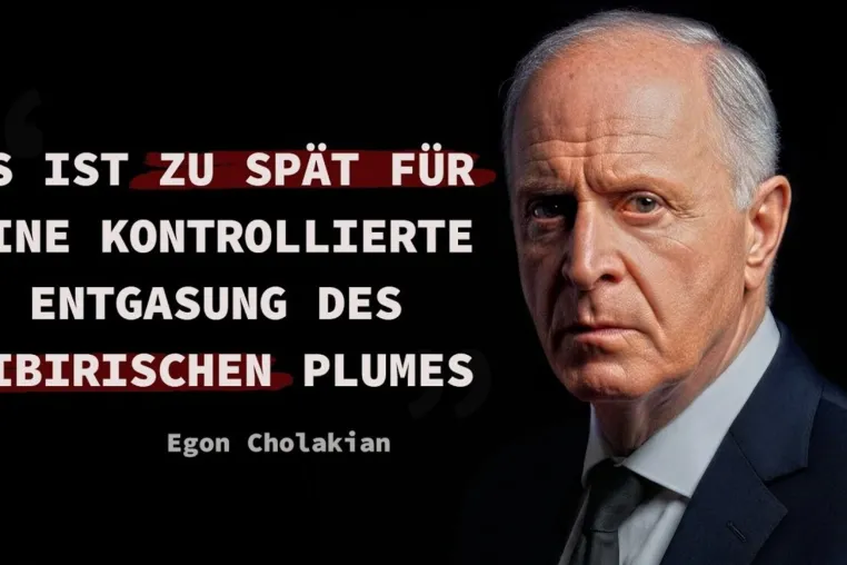 Bild: Egon Cholakian: Zu spät für kontrollierte Entgasung des Sibirischen Plumes